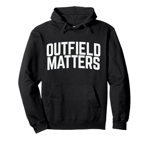 Baseball Outfield Matters Men's Pullover Hoodie