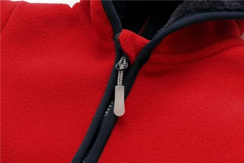 Image of Mud Kingdom Boys Girls Polar Fleece Jacket with Hood Winter Thick Warm Outerwear Funny Cartoon