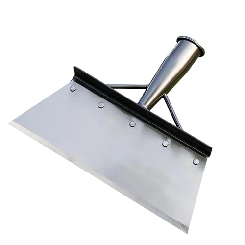 21 cm Pelle de Nettoyage multifonctionnelle, Pelle de Jardin Multifonction, Grattoir Jardin, Outil de Désherbage, avec déflecteur