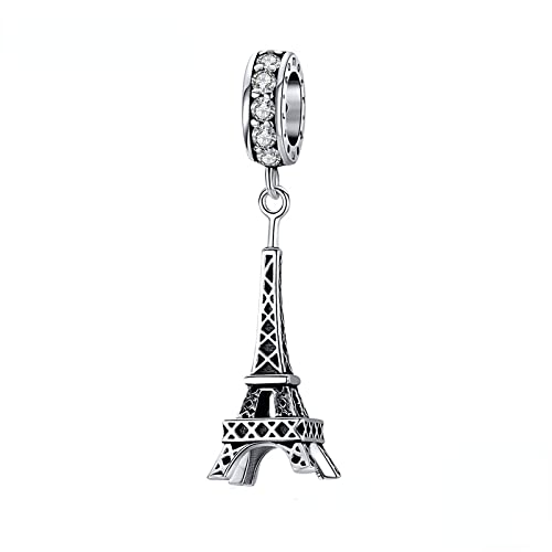 Collier flamant rose en argent et zircon pour look d'été ado