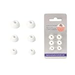 3 Pairs Eartips Earbuds Tips for CMF Buds Pro 2, Soft Silicone Ear Tips Cover Replacement Earcap Sleeve S/M/L for CMF by Nothing Buds Pro 2 In Ear Earphone (White)