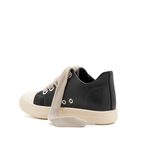 Low Top Sneakers for Women Jumbo Lace-Up Comfort Walking Shoes Wide Eyelets Trainers Casual Canvas Shoe3