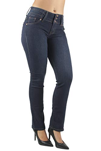 Colombian Design Butt Lift Plus Junior Size High Waist Straight Leg Jeans2