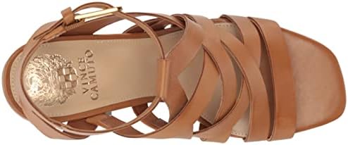 Vince Camuto Women's Footwear Women's SUTELLIE Heeled Sandal, Light Cognac, 11 | Image 4