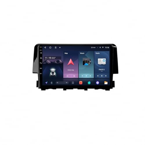 Autoradio portable pour Honda Civic 10 avec GPS et Bluetooth 5.0