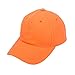 Produktbild GHBOTTOM Unisex fluoreszierende Neon-Baseballkappe, helle einfarbige Outdoor-Sonnenschutz, Orange, As show