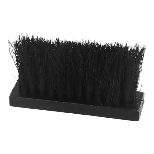 Gdfnmogo Cepillo para chimenea, material de palma de coco, práctico y fiable, para limpiar estantes de cocina y cenizas, 13,5 x 3,5 x 1,3 cm, longitud del cabello: 6 cm