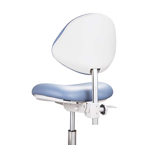 JMU Napa Doctor\'s Stool, Professional Ergonomic Heavy Duty Dental Operator Dentist Chair Full Adjustable for Dental Office Lab Medical Clinic Hospital, Atlantis Blue