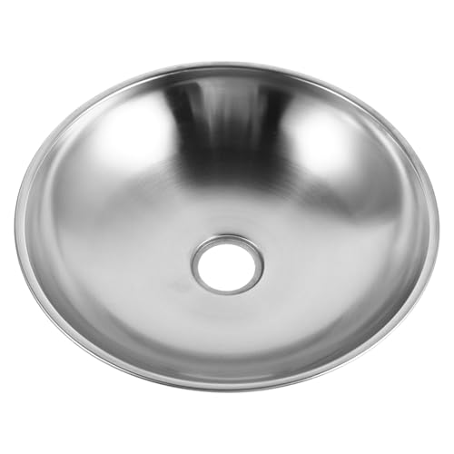 OSOLADY Stainless Steel Eyewash Bowl | Eye Wash Station Replacement Bsain Sink | Emergency Safety Basin with Drain Port for Laboratory Eyewash Fountain, Factory Shower Units
