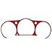 NewYall Carbon Fiber Interior Console Instrument Dashboard Cluster Tachometer Gauge Speedometer Panel Frame Cover Trim