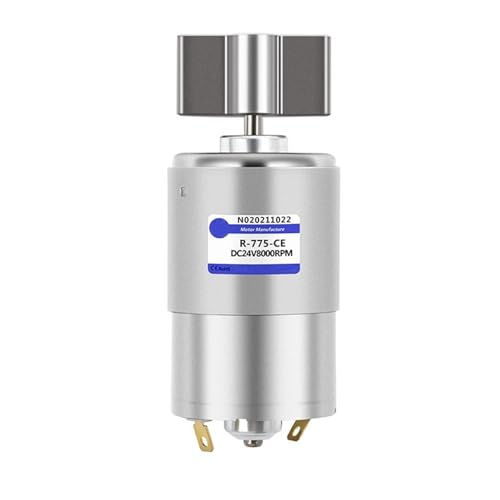 Moteur vibrant 775 DC 12V 24V micromoteur oscillation rotative 8000rpm