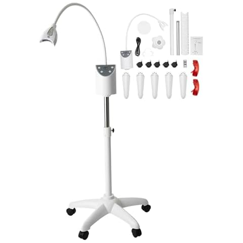 LIECARYAM Teeth Whitening Lamps 80 Inch Professional Teeth Led Accelerator Lights Dental Mobile Whitening Machine Led Light Accelerator Bleaching Lamp (A1) Cover