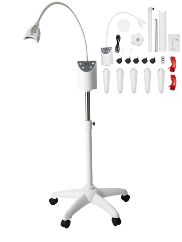 LIECARYAM Teeth Whitening Lamps 80 Inch Professional Teeth Led Accelerator Lights Dental Mobile Whitening Machine Led Light Accelerator Bleaching Lamp (A1)