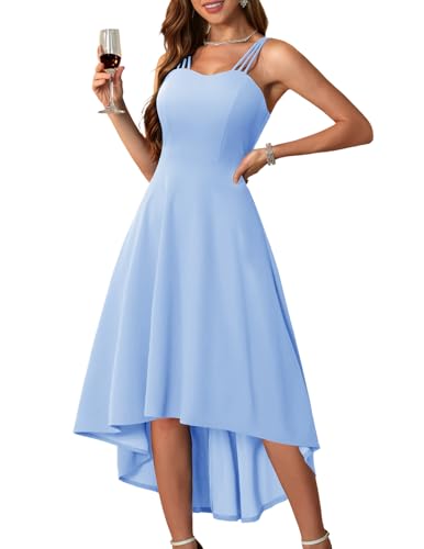 DRESSTELLS Damen Ballkleid Maxi Lang Cocktailkleider Chiffon Spitzen...