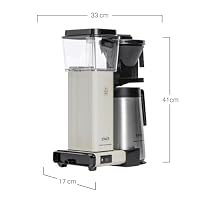 Moccamaster KBGT, Filterkaffeemaschine, Thermoskanne, Off-White, 1.25L – Ansicht 2