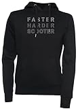  Faster Harder Scooter Scooter Techno Unisexe Sweat À Capuche Noir