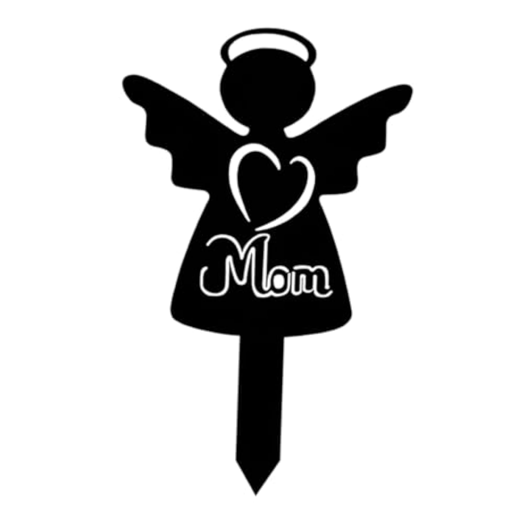 Garden Stake Acrylic Loved Person Angel Memorial Stake