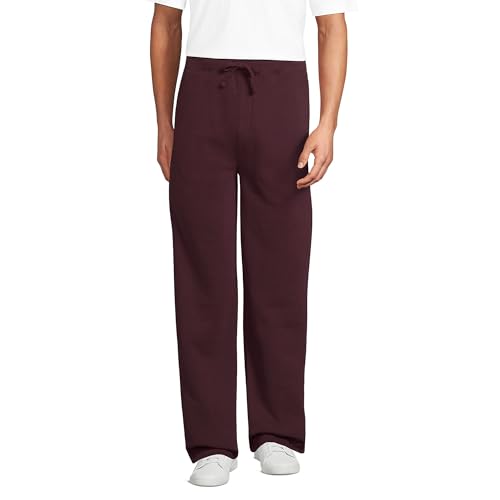 Lands' End Men's Serious Sweats Wide Leg Sweatpants