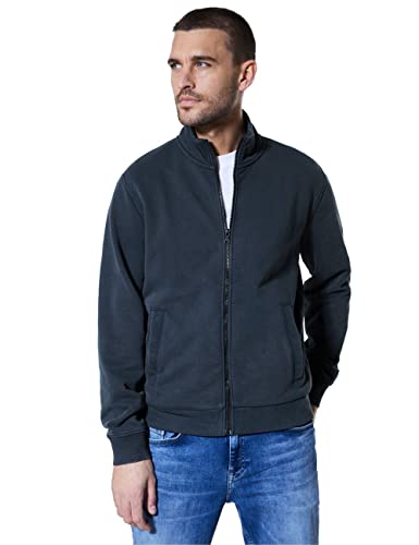 Street One MEN Herren D211830 Sweatjacke, Night Blue, M