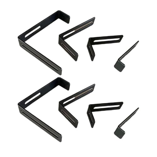 Support pot de fleur balcon sans perçage réglable | Lot de 8 pièces