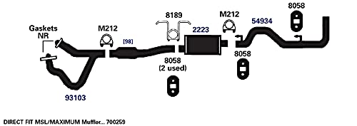 Image of AP Exhaust Products 700259 Exhaust Muffler