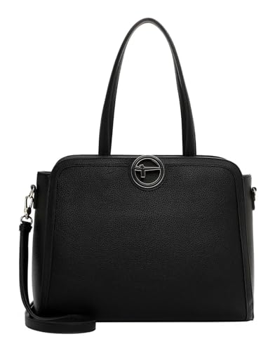 Sac shopper Gabriela Tamaris noir, finie la décoloration des grands sacs portés épaule