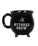 Witches Brew Black Cauldron Mug Cup