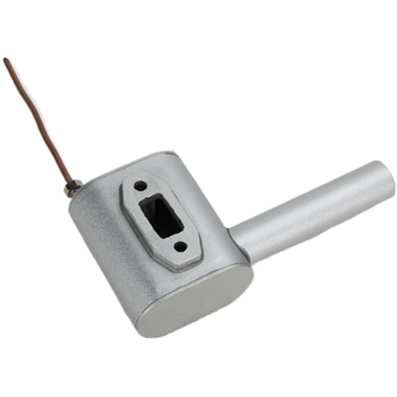 1Pc smoke exhaust pipe for DLE30 EME35 DLA32 GT26R GF26I engine (silver)