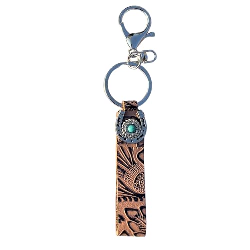Color Mini Tennis Racket with Ball Keychain Key Ring