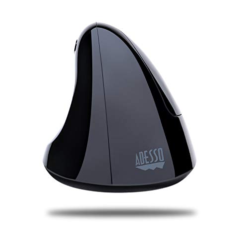 Adesso Imouse E30-2.4Ghz Wireless Ergonomic Vertical Right-Handed Mouse, Black #TOP4