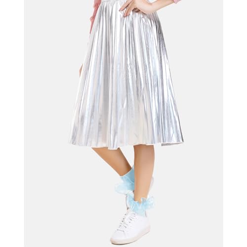 Image of Women Big Ruffle Ankle Socks Adult Double Lace Frilly Socks Fold Cuff Cotton Ruffled Dress Crew Bobby Bride Sock