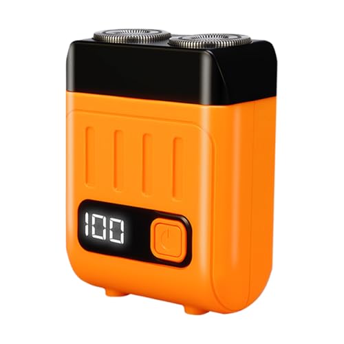 Jukeoiu Máquinas De Afeitar Para Hombres - Maquinilla de Afeitar Impermeable y Recargable | Afeitadora Eléctrica Pequeña | Para Uso en Coche Viajes Vacaciones Hotel Exterior Interior y Baño