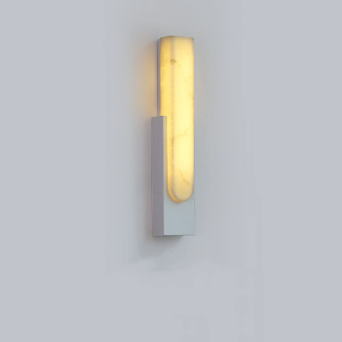 HYJAUSXB LED Wall Lamp 12W, Modern Dimmable Indoor Lighting for Bedroom and Living Room, Marble Design, Adjustable 3000K/4500K/6000K