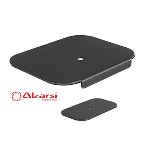 Image of Monitor Mount Reinforcement Plate for Thin Glass and Other Table Tops, Steel Monitor Mount Reinforcement Plate, for Most Monitor Desk Mounts