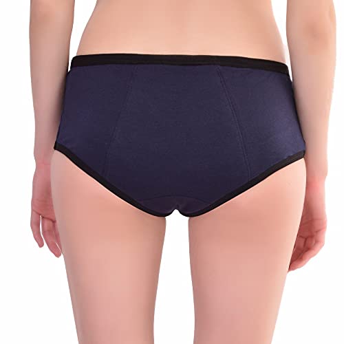 FabPad Women Reusable Leak Proof Period Panties Lasts for 3 Years Without Pads, Cups & Tampons (Pack of 1, Blue, XL) - Image 2