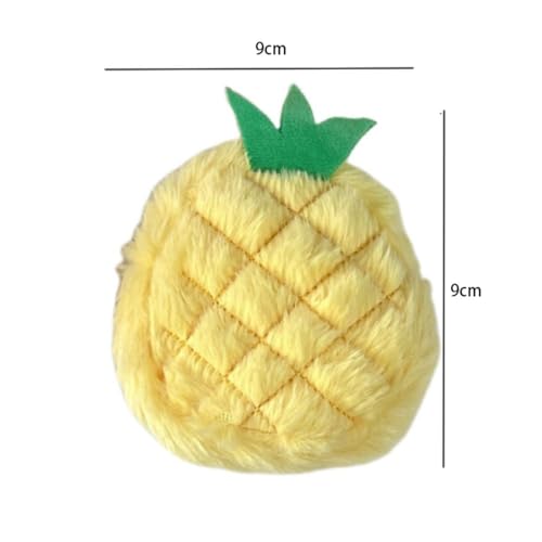 Cute Strawberry Change Purse Plush Fruit Watermelon Coin Purse Stuffed Coin Bags Keychain Coin Pouch Wallet Party Favors(Kiwi Fruit)4