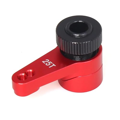 RC Upgrade Accessories for Axial for Capra for UTB10 1.9 for UTB 1/10 Metal 25T Servo Arm Servo Saver Set RC Crawler Car Upgrade Parts Accessories(Red)