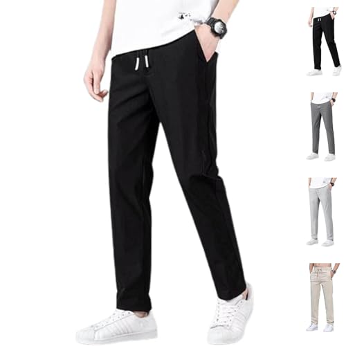 Meshirons - Ice Silk Mesh Panel Casual Pants, Mesh Irons Pants for Men, Quick Drying Pockets Breathable