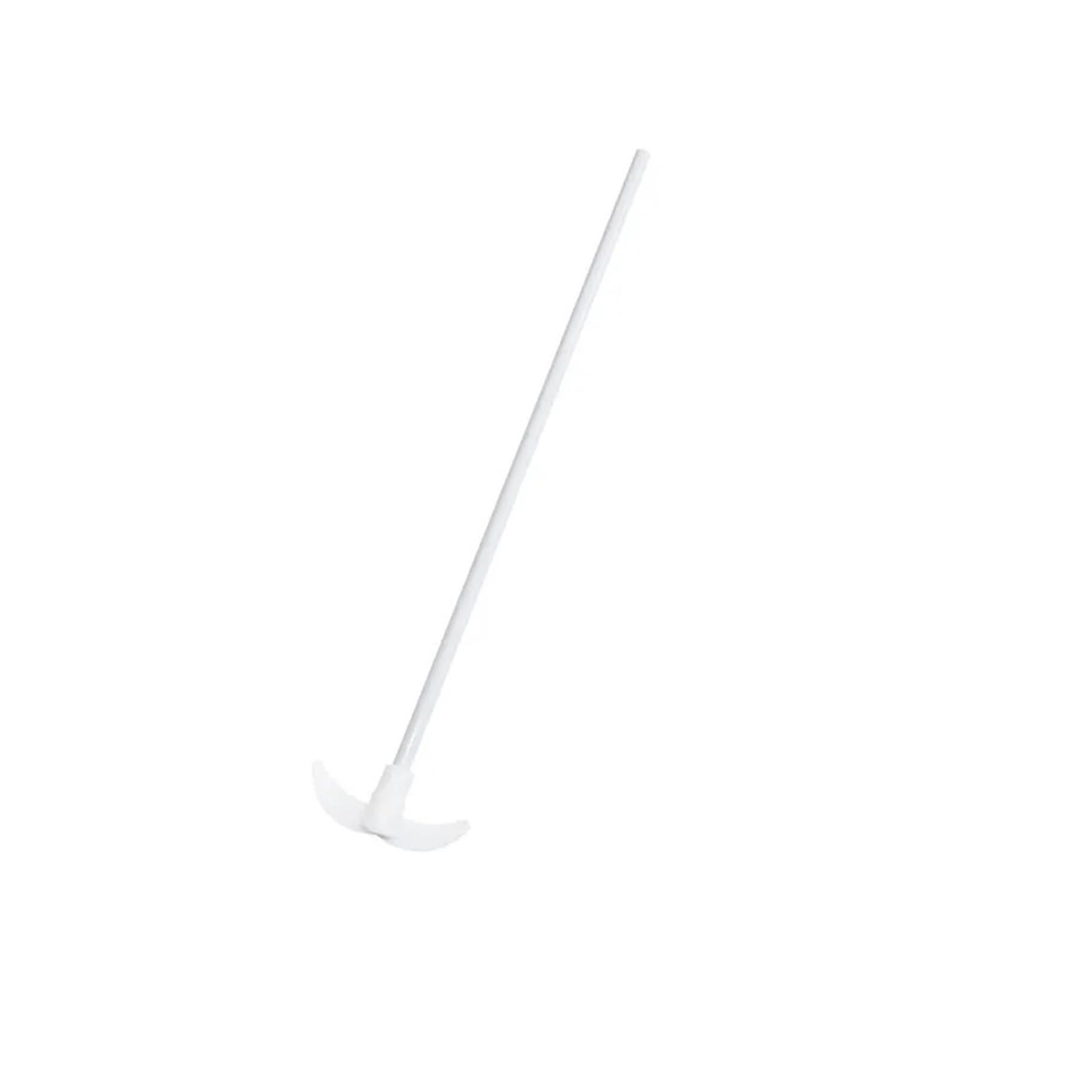 PTFE-Rührwelle-Rührstab Labor-PTFE-Rührpaddelrührer, Agitierende Aalve-Klinge, säure- und alkalibeständig, Mondkreuzplatte, Typ F4, Mischstab, Durchmesser 8 mm(65mm-8mm-250mm)