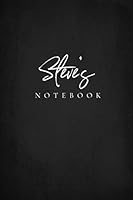 Steve’s Notebook: Personalized With Name Journal for Men 1731099851 Book Cover