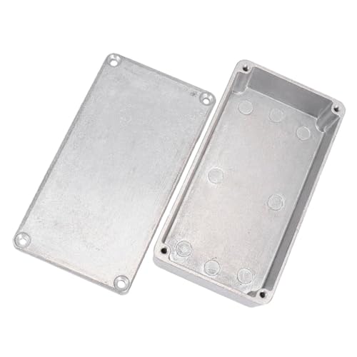 Abaodam Metal Guitar Pedal Case for Electronics Enclosure 7.40x4.72x1.46in Aluminum Box