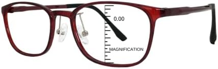 ProEyes Carina, Progressive Blue Light Blocking Reading Glasses, Anti-Reflective, 0 Power on Top Lens