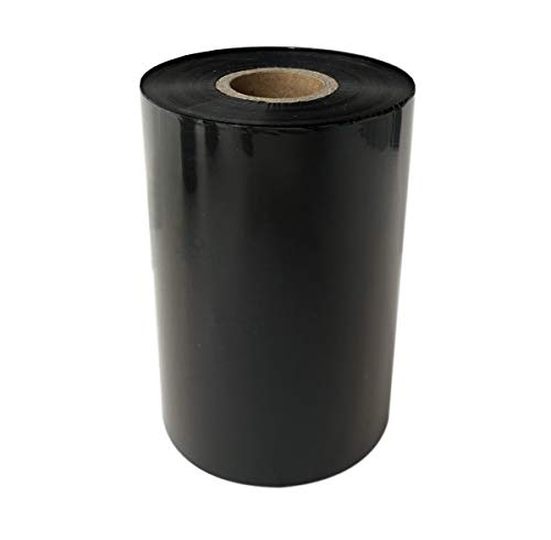 Officeuct BBM202006-WR Thermal Transfer Printer Ribbon Black Wax Resin Ribbon 1 Inch Core Ink Outside 4.33 Inch X 984'(110Mm*300M)-1 Roll Compatible For Zebra,Sato,Datamax,Tsc,Tec,Printer thumb #1