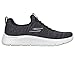 Skechers Mens Gowalk Flex - Athletic Slip-on Casual Walking Shoes with Air Cooled Foam Sneaker, Black/White 2, 10.5 US