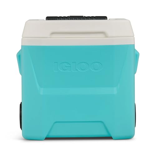Image of Igloos Cooler Hard-Sided Ice Chest, Insulated Portable Cooler, Heavy-Duty, Leak-Resistant Lid, Lightweight Ergonomic Handle