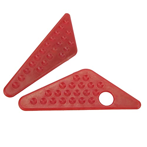 Repose-pieds, pédale, remplacement en plastique durable pour Hornet CB250 CB600 CB900 Hornet250 250 pour moto (B (rouge))
