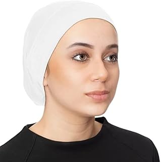 paropkar ⭐ Under Scarf Hijab Cap Turban Head Wraps Scarf Solid Colour Unisex Stretch Dreadlocks Tube Neck Gaiter Bandana-picture-45