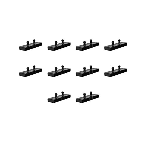 38mm Twin Plastic Bed Slat Holders Caps Fixings for Metal Bed Frames (Pack of 10)