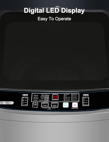 Image of Portable Washer - Full-Automatic Washing Machine w /Drain Pump,2.4 Cu. Ft.