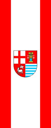 U24 Fahne Flagge Eifelkreis Bitburg-Prüm im Hochformat Premiumqualität 150 x 400 cm